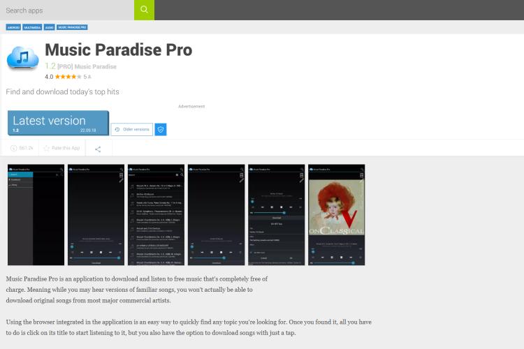 Free Music Paradise Pro Android Mp3
