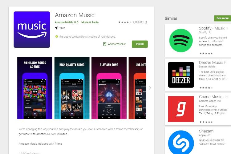 Android Download App Amazon Music