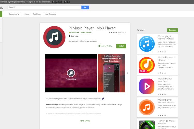 Best Android Music Player - Pi Music Player