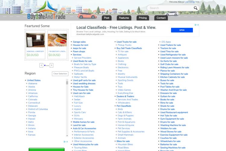 Best Free Sites like Craigslist for Free Ads: BuySaleAndTrade