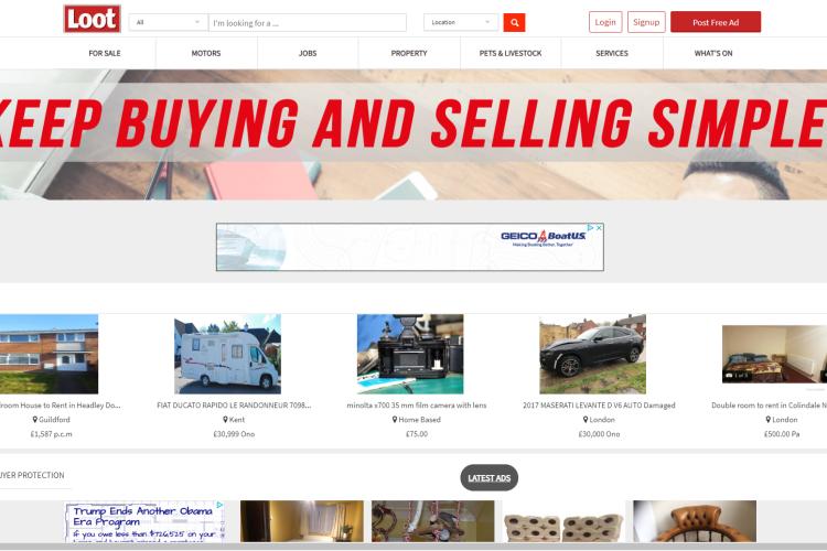 Best Free Sites like Craigslist for Free Ads: Loot