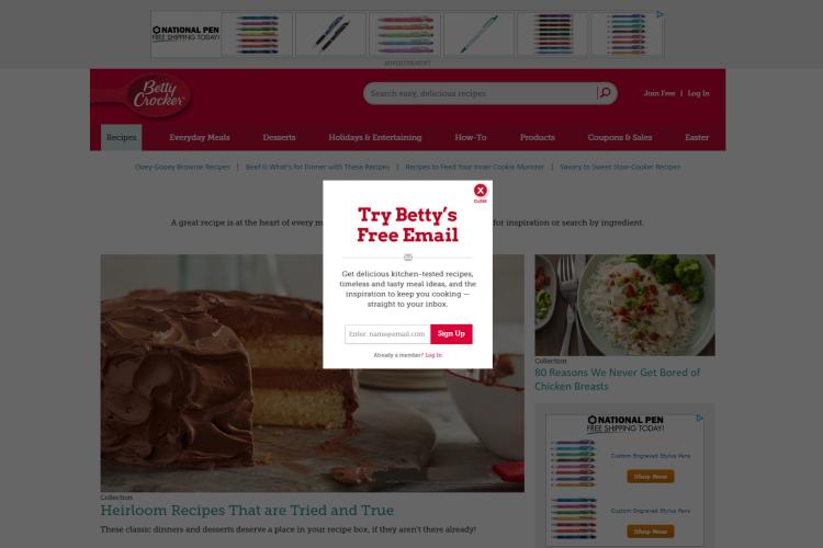 Free Samples by Mail Free Shipping 2023: Betty Crocker