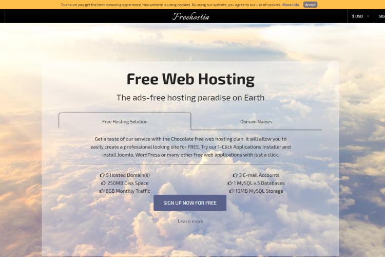 57 Best Free Web Hosting Sites 2023 (Reviews & Comparison): Freehostia