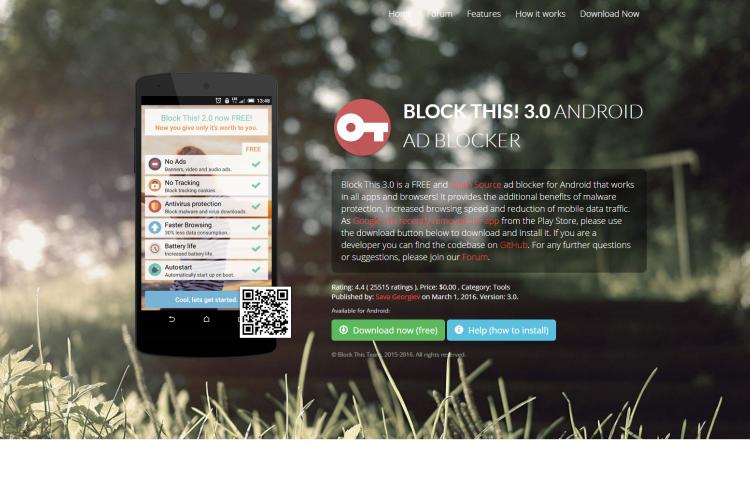 Ad Blocker for Android with Block This