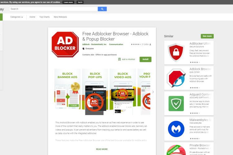 Android AD Blocker with Adblocker Free Browser