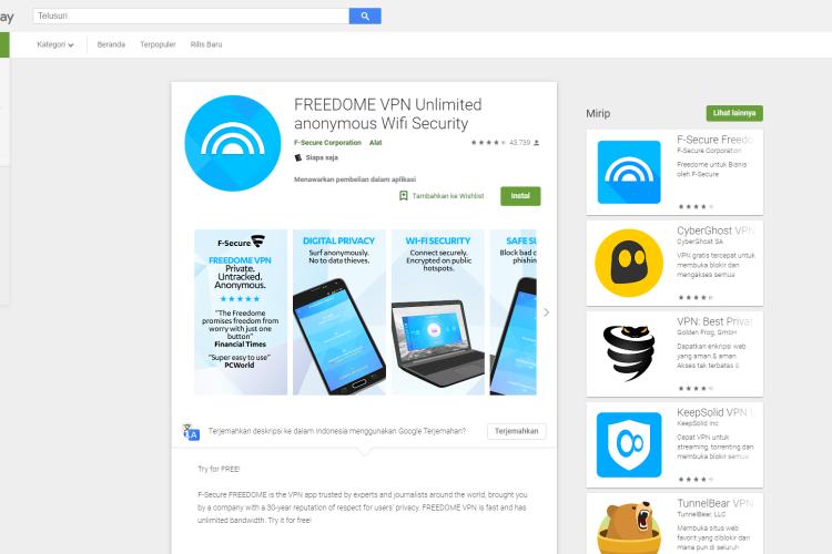 Free VPN with F-Secure Freedom VPN