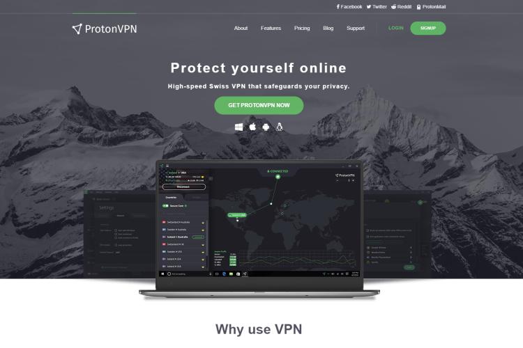 Best Free VPN with ProtonVPN