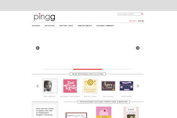 Celebrations(Pingg) as an alternative app to Evite