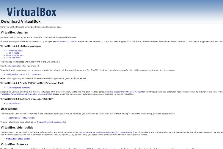 VirtualBox5.2