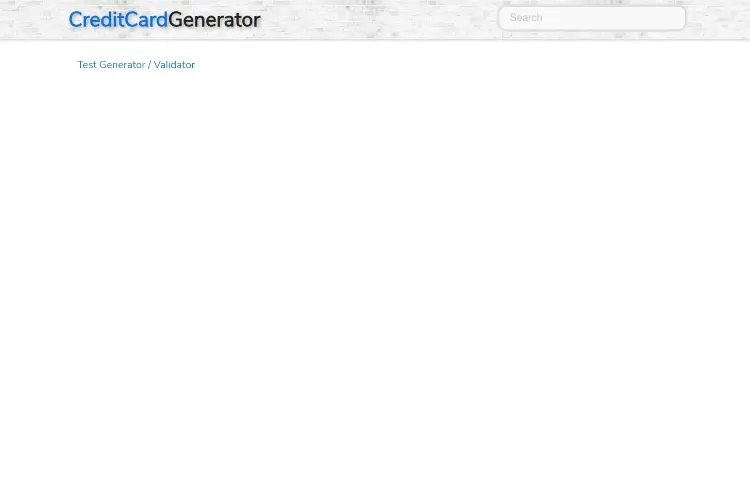 Credit Card Generator Websites
